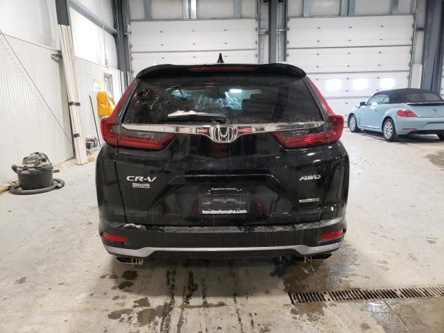 2HKRW2H99MH661703 - 2021 HONDA CR-V TOURING BLACK photo 6