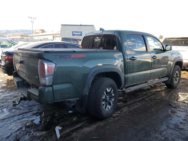 3TMCZ5AN6NM511517 - 2022 TOYOTA TACOMA DOUBLE CAB GREEN photo 3