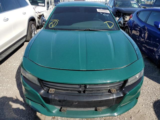 2C3CDXKT9FH905542 - 2015 DODGE CHARGER POLICE GREEN photo 5