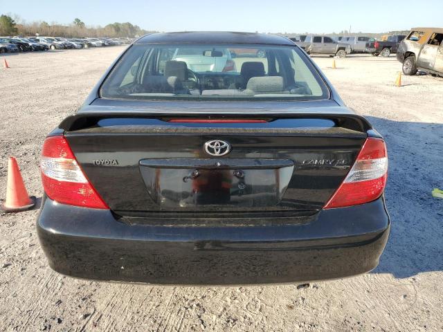 4T1BE32K02U089537 - 2002 TOYOTA CAMRY LE BLACK photo 6