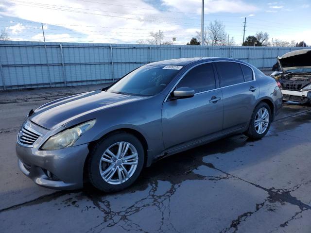 JN1CV6AR1AM452342 - 2010 INFINITI G37 GRAY photo 1