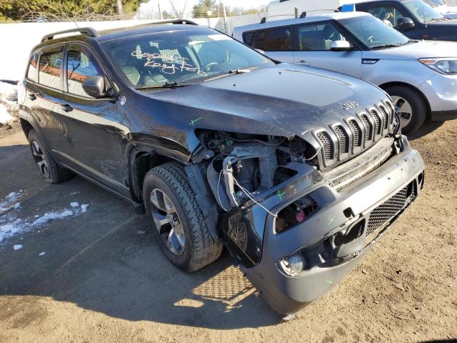 1C4PJMBS7FW574201 - 2015 JEEP CHEROKEE TRAILHAWK BLACK photo 4