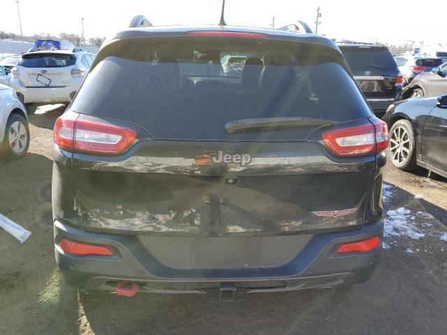 1C4PJMBS7FW574201 - 2015 JEEP CHEROKEE TRAILHAWK BLACK photo 6