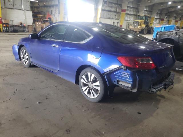 1HGCT1B8XDA022294 - 2013 HONDA ACCORD EXL BLUE photo 2