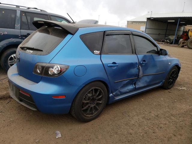JM1BK34L181836351 - 2008 MAZDA SPEED 3 BLUE photo 3