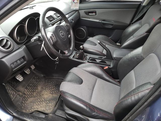 JM1BK34L181836351 - 2008 MAZDA SPEED 3 BLUE photo 7