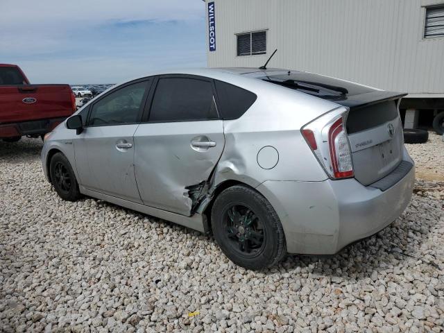 JTDKN3DU3F0466877 - 2015 TOYOTA PRIUS SILVER photo 2