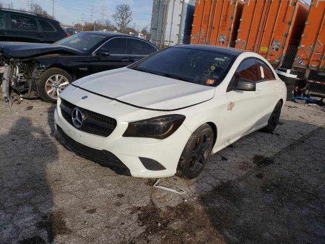 WDDSJ4GBXEN151898 - 2014 MERCEDES-BENZ CLA 250 4MATIC WHITE photo 1