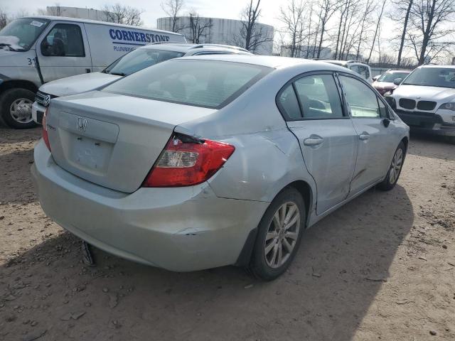 2HGFB2F85CH546078 - 2012 HONDA CIVIC EX SILVER photo 3