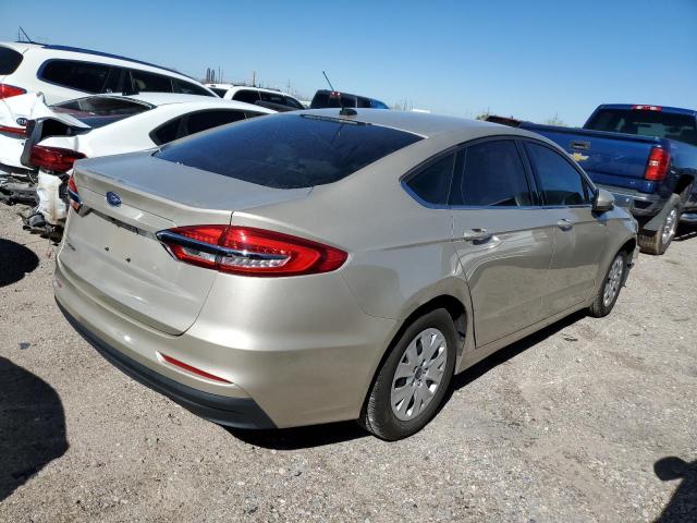 3FA6P0G77KR232824 - 2019 FORD FUSION S GOLD photo 3