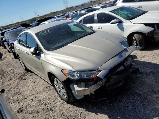 3FA6P0G77KR232824 - 2019 FORD FUSION S GOLD photo 4