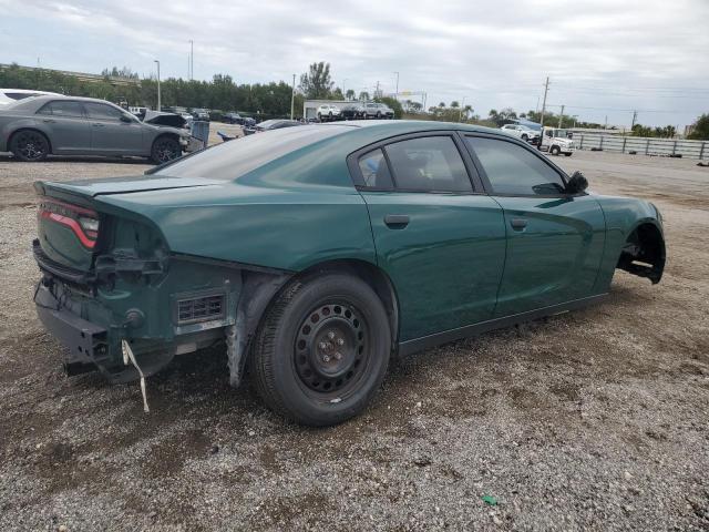 2C3CDXKTXFH905534 - 2015 DODGE CHARGER POLICE GREEN photo 3