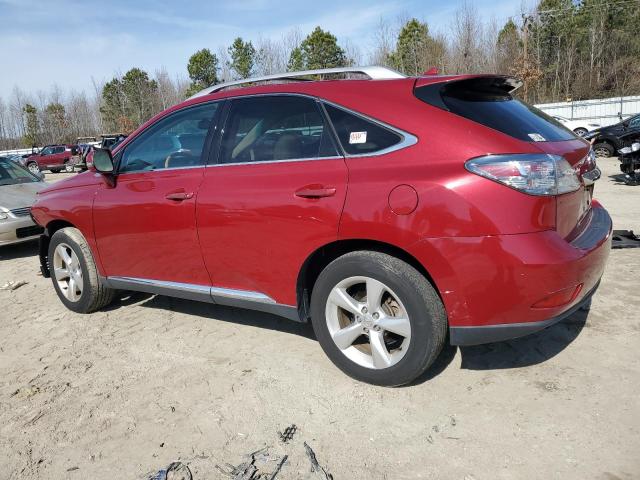 2T2BK1BA7BC085759 - 2011 LEXUS RX 350 RED photo 2