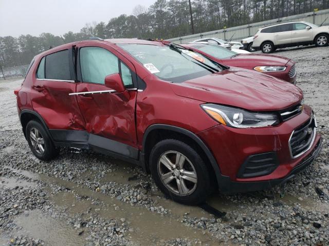 3GNCJPSB0KL184662 - 2019 CHEVROLET TRAX 1LT RED photo 4