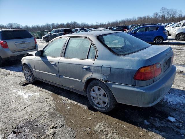 2HGEJ6611YH502062 - 2000 HONDA CIVIC BASE BLUE photo 2