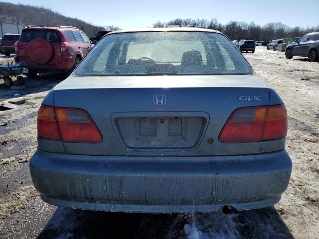 2HGEJ6611YH502062 - 2000 HONDA CIVIC BASE BLUE photo 6