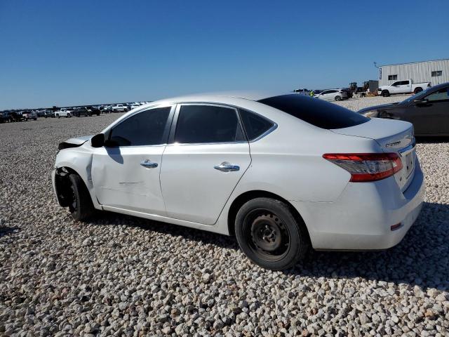 3N1AB7AP5DL634001 - 2013 NISSAN SENTRA S WHITE photo 2