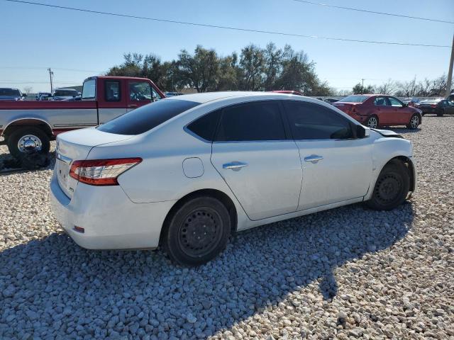 3N1AB7AP5DL634001 - 2013 NISSAN SENTRA S WHITE photo 3