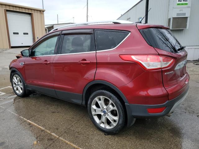 1FMCU9J94EUC54003 - 2014 FORD ESCAPE TITANIUM RED photo 2