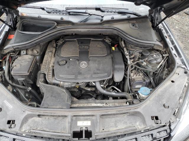 4JGDA5HBXCA065725 - 2012 MERCEDES-BENZ ML 350 4MATIC GRAY photo 12