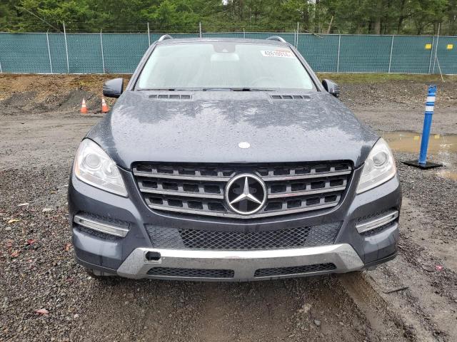 4JGDA5HBXCA065725 - 2012 MERCEDES-BENZ ML 350 4MATIC GRAY photo 5