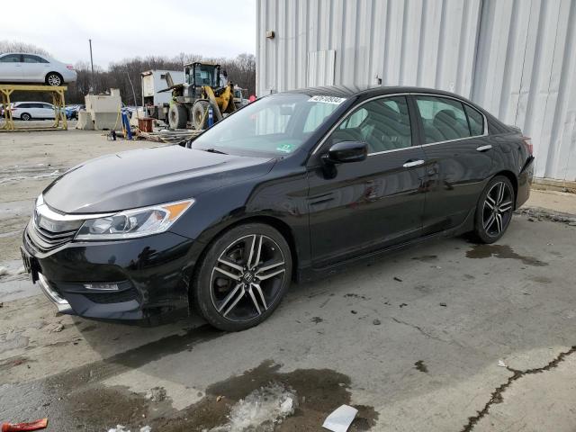 1HGCR2F58GA162210 - 2016 HONDA ACCORD SPORT BLACK photo 1