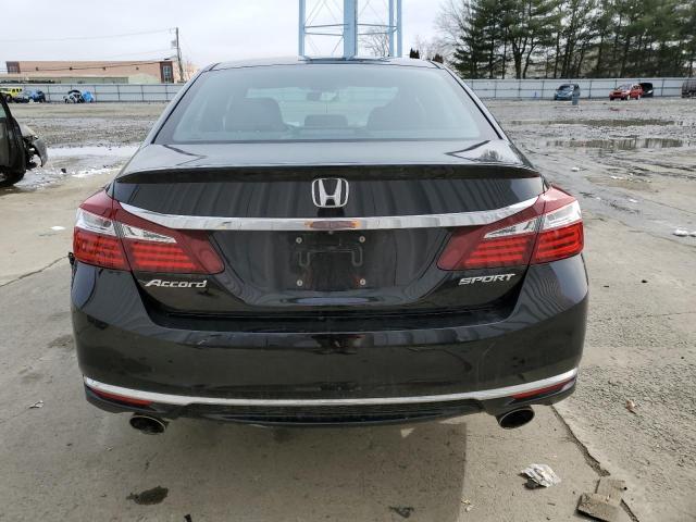 1HGCR2F58GA162210 - 2016 HONDA ACCORD SPORT BLACK photo 6