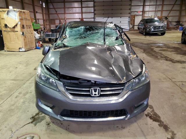 1HGCR2F85FA253086 - 2015 HONDA ACCORD EXL GRAY photo 5