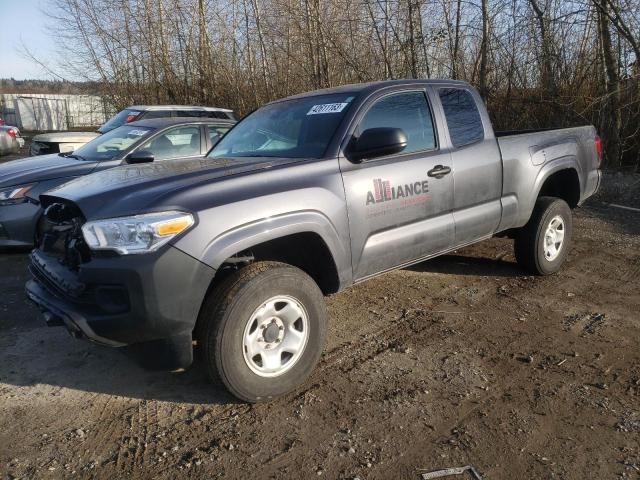 3TYSX5EN1MT008170 - 2021 TOYOTA TACOMA ACCESS CAB ნაცრისფერი ფოტო 1