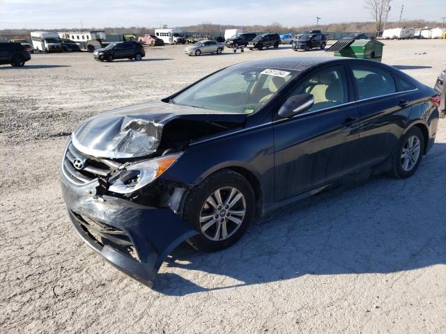 5NPEB4AC4EH840132 - 2014 HYUNDAI SONATA GLS BLUE photo 1