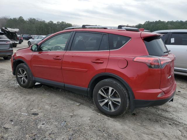 JTMWFREV9HJ140202 - 2017 TOYOTA RAV4 XLE RED photo 2