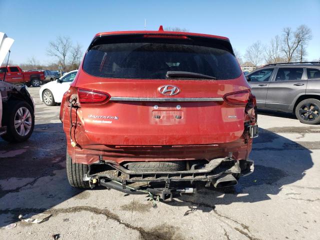 5NMS3CAD5LH255783 - 2020 HYUNDAI SANTA FE SEL RED photo 6