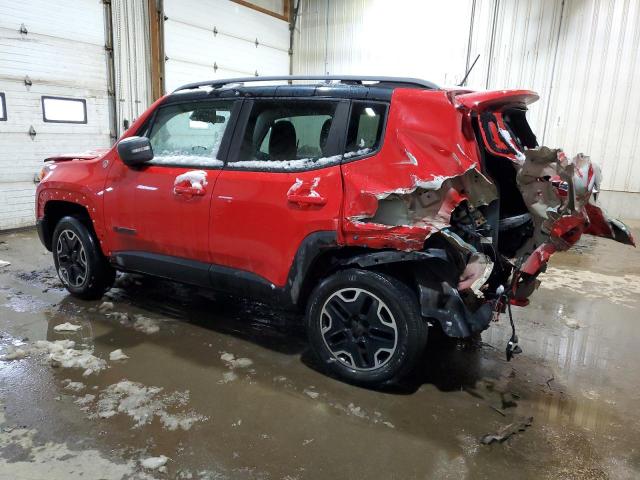 ZACCJBCTXFPB36554 - 2015 JEEP RENEGADE TRAILHAWK RED photo 2