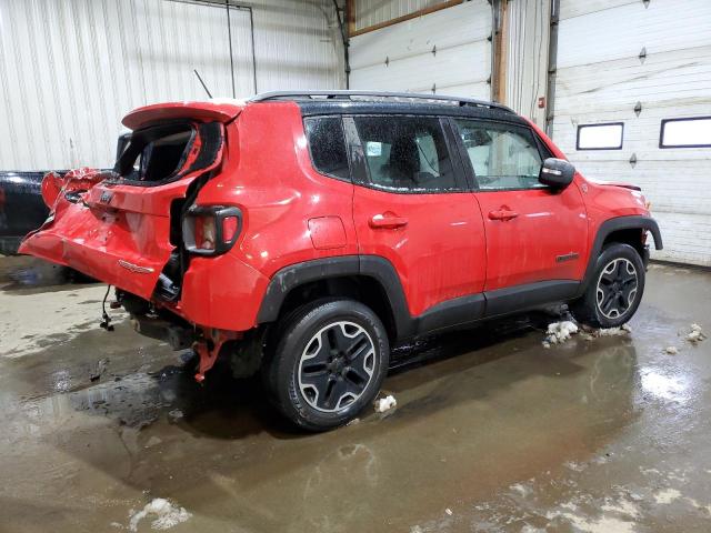 ZACCJBCTXFPB36554 - 2015 JEEP RENEGADE TRAILHAWK RED photo 3