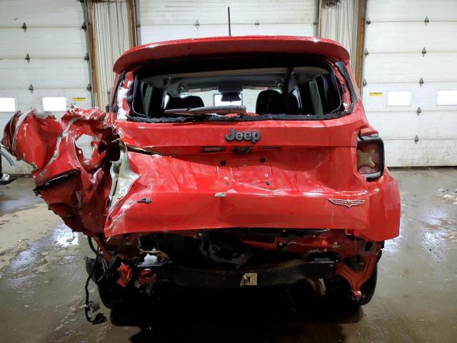 ZACCJBCTXFPB36554 - 2015 JEEP RENEGADE TRAILHAWK RED photo 6