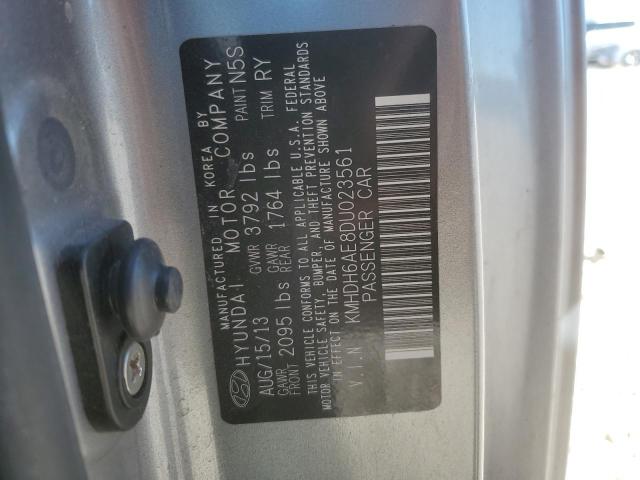 KMHDH6AE8DU023561 - 2013 HYUNDAI ELANTRA CO GS GRAY photo 12