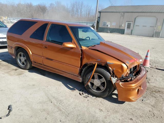 1GNCS18W61K186646 - 2001 CHEVROLET BLAZER ORANGE photo 4