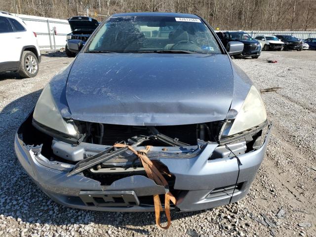 1HGCM567X7A149928 - 2007 HONDA ACCORD EX BLUE photo 5