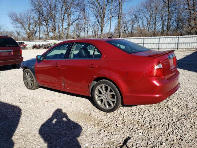 3FAHP0JA9BR335451 - 2011 FORD FUSION SEL RED photo 2