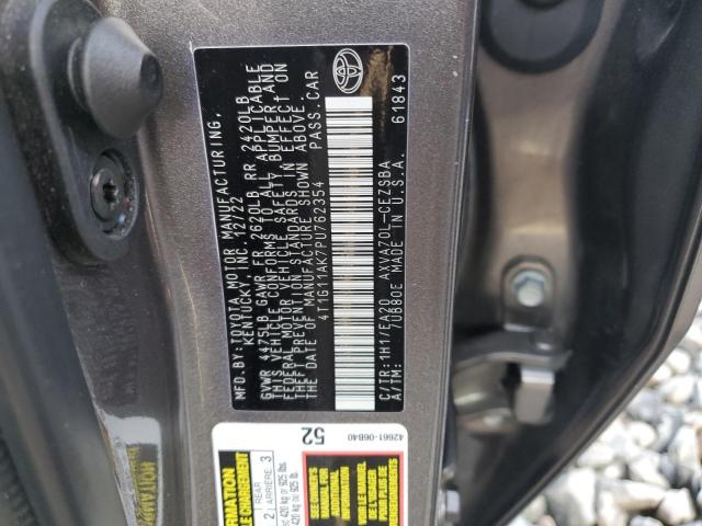 4T1G11AK7PU762354 - 2023 TOYOTA CAMRY SE NIGHT SHADE GRAY photo 13