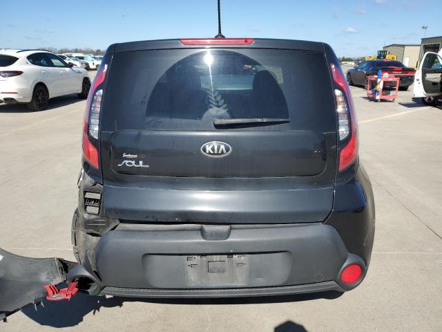 KNDJN2A29F7780775 - 2015 KIA SOUL BLACK photo 6