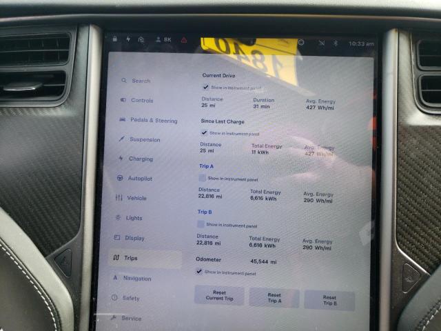 5YJSA1E43LF366273 - 2020 TESLA MODEL S Սև լուսանկար 9