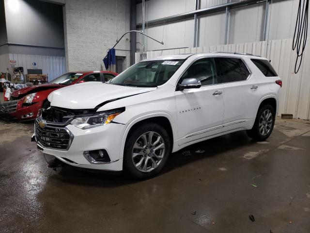 1GNEVJKW2JJ110341 - 2018 CHEVROLET TRAVERSE PREMIER WHITE photo 1