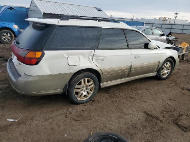 4S3BH6869Y7665172 - 2000 SUBARU LEGACY OUTBACK LIMITED WHITE photo 3
