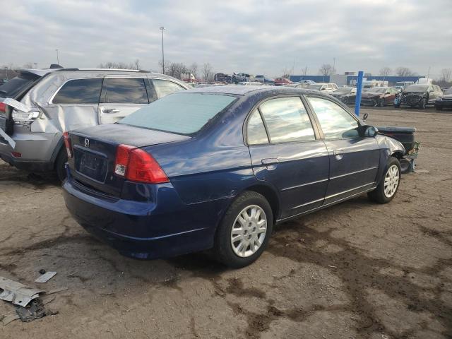 2HGES16555H517677 - 2005 HONDA CIVIC LX BLUE photo 3