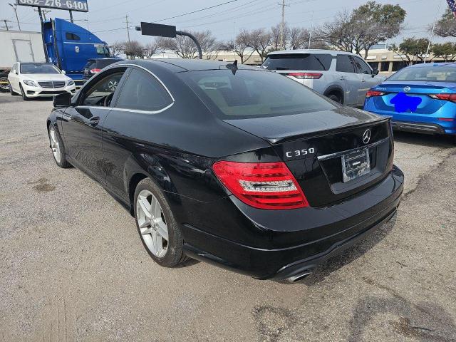 WDDGJ5HB8CF803130 - 2012 MERCEDES-BENZ C 350 BLACK photo 3