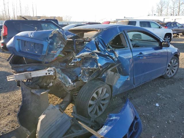 2HGFG21569H704015 - 2009 HONDA CIVIC SI BLUE photo 3