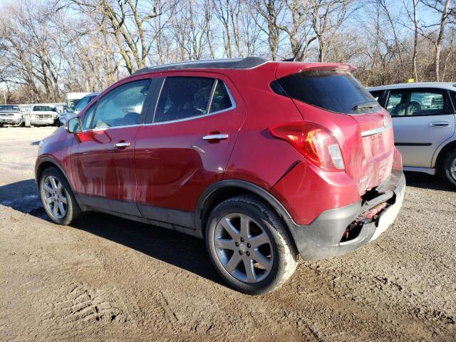 KL4CJCSBXEB640278 - 2014 BUICK ENCORE RED photo 2