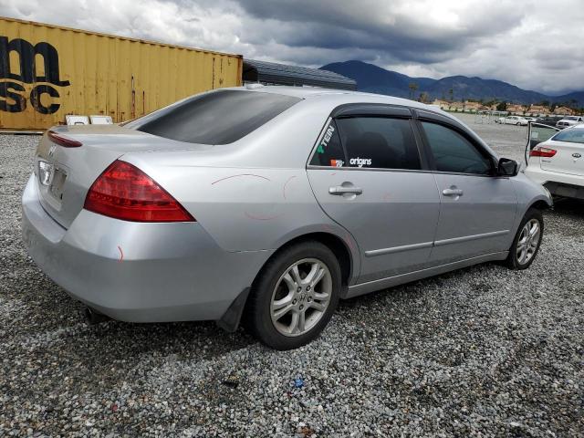 1HGCM56777A074251 - 2007 HONDA ACCORD EX SILVER photo 3