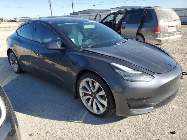 5YJ3E1EB8KF391661 - 2019 TESLA MODEL 3 GRAY photo 4